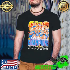Oklahoma City Thunder NBA Cup Champions 2025 Signature shirt