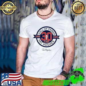 Pat Hughes hall of famer 30 year signature shirt