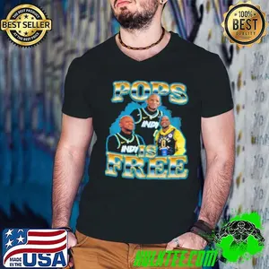 Pops Is Free Tyrese Haliburton Dad Indiana Pacers Fan  Shirt