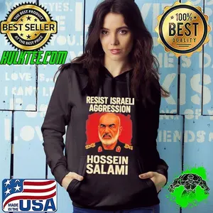 Resist Israeli Aggression Hossein Salami Tribute shirt