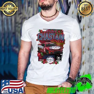 Ross Chastain 2025 Busch Light Apple Racing shirt