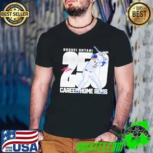 Shohei Ohtani Player Los Angeles Dodgers 250 Career Home Runs Signature shirt
