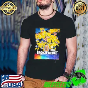 Swedish National Men’s Ice Hockey Back-To-Back Bronze Medal 2025 IIHF Ice Hockey World Championship Shirt