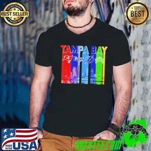 Tampa Bay sports City Skiline logo team shirt