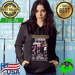 Washington Commanders Redskins Legends Thank You For The Memories signatures shirt