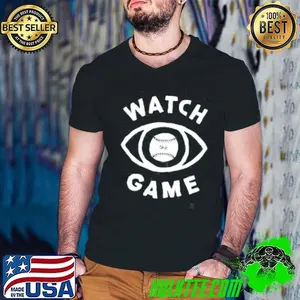 Watch the Game baseball shirt