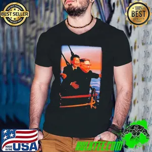 Xi Jinping and Kim Jong-un and Titanic meme shirt